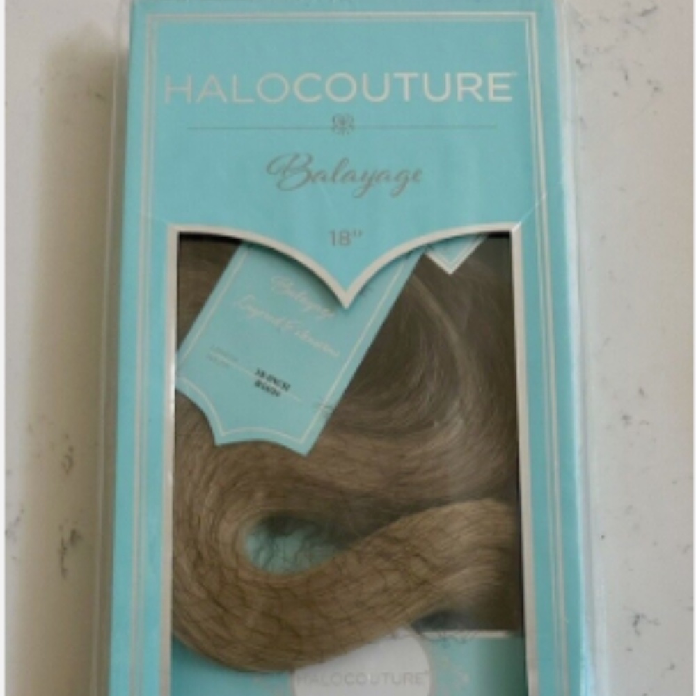 Halo Couture Layered Extensions 18" Color B14/24 | Hidden Crown Remy Real Hair